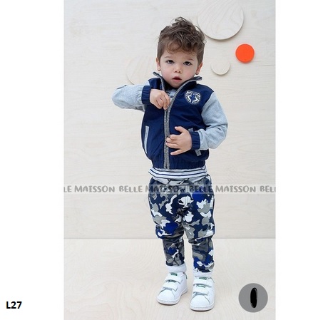 stelan jaket celana army anak